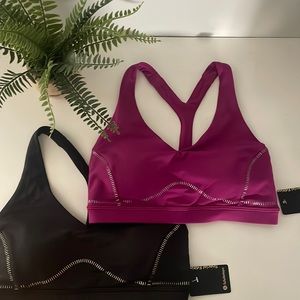 NWT Lululemon Arise Bra C/D   *Special Edition* (black & purple size 6)